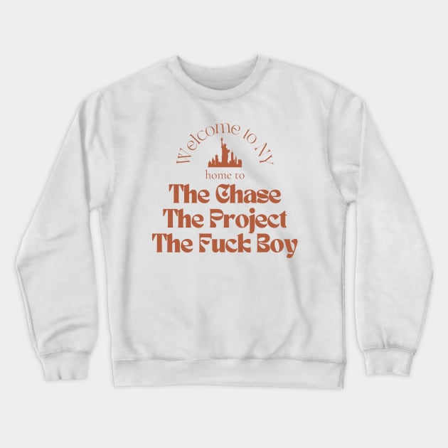 Welcome to NY Crewneck Sweatshirt by Caitlin Inspires